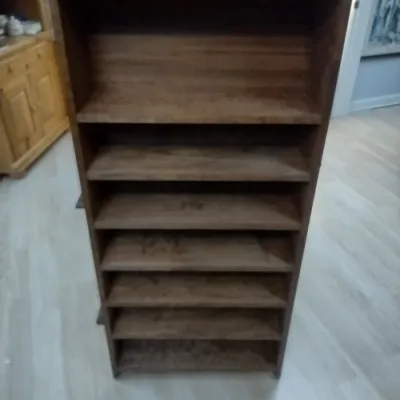 Sale Photo Thumbnail #270: Wood Finish Multi-Shelf Display Stand (#36)