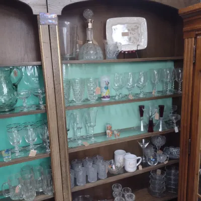 Sale Photo Thumbnail #400: Large Open Shelf Display Cabinet Choice B (#53)