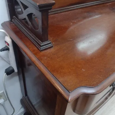 Sale Photo Thumbnail #131: Vintage Mahogany Buffet with Back Mirror (#18)
