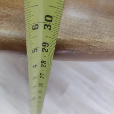 Sale Photo Thumbnail #197: Round Solid Wood Pedestal Table (#26)