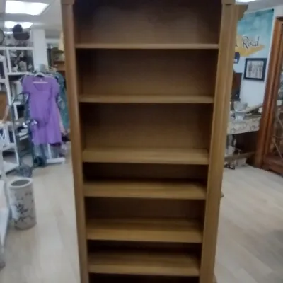 Sale Photo Thumbnail #255: Solid Wood Multi-Shelf Display Stand (#33)