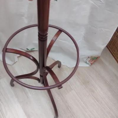 Sale Photo Thumbnail #668: Bent Wood Mahogany Finish Coat Stand (#95)