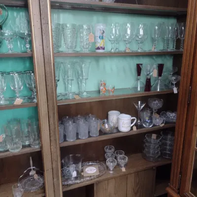 Sale Photo Thumbnail #401: Large Open Shelf Display Cabinet Choice B (#53)