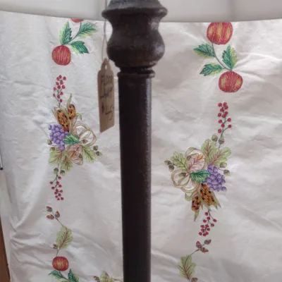 Sale Photo Thumbnail #698: Metal Base Floor Lamp with Shade (#101)