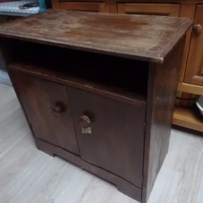 Double Door Media Stand (#10)