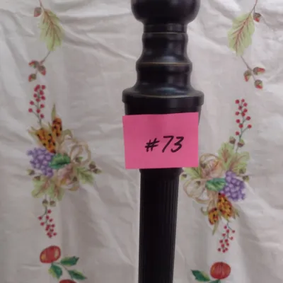 Sale Photo Thumbnail #549: Metal Post Torchiere Floor Lamp with an Adjustable Reading Light (#73)