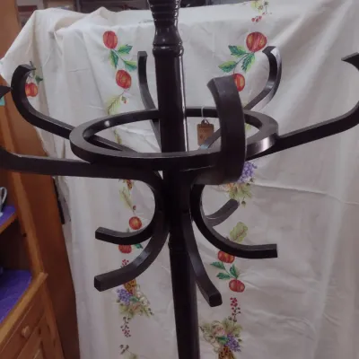 Sale Photo Thumbnail #661: Bent Wood Dark Finish Coat Stand (#94)