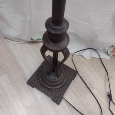 Sale Photo Thumbnail #697: Metal Base Floor Lamp with Shade (#101)
