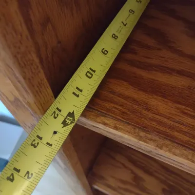 Sale Photo Thumbnail #290: Wood Finish Multi-Shelf Book Stand (#38)