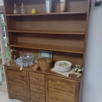 French Country Two-Piece China Hutch Buffet (#4)