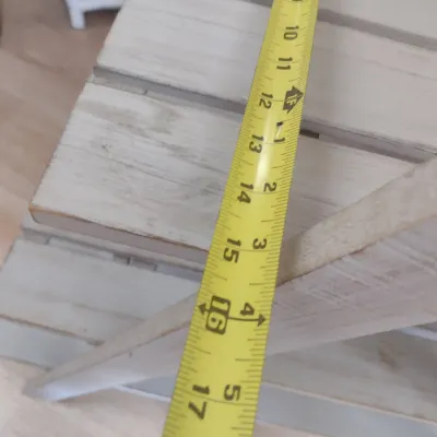 Sale Photo Thumbnail #183: White-Washed A-Frame Ladder Shelf (#24)