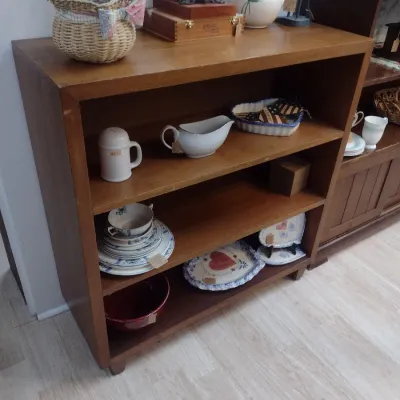 Wood Multi-Shelf Book Stand (#13)