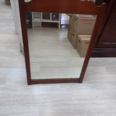 Sale Photo Thumbnail #671: Wood Framed Wall Mirror (#96)