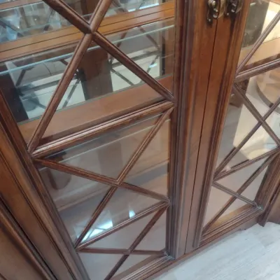 Sale Photo Thumbnail #469: Contemporary Double Glass Door Curio Cabinet (#62)