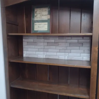 Sale Photo Thumbnail #323: Vintage Solid Wood Display Hutch Choice A (#43)