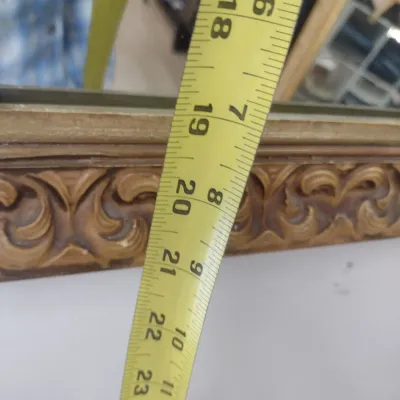 Sale Photo Thumbnail #689: Vintage Gilt Framed Wall Mirror (#99)