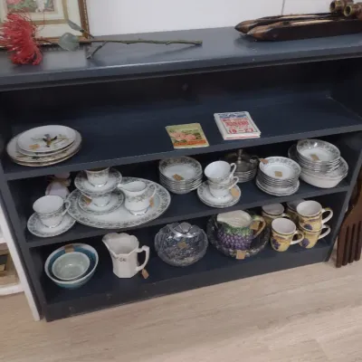 Solid Wood Painted Bookshelf (#11)