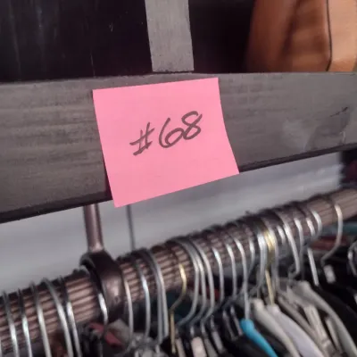 Sale Photo Thumbnail #515: Four-Piece Retail Storage and Clothes Rack Wall Unit (#68)