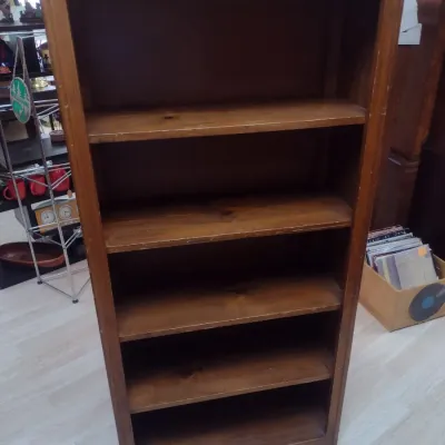 Sale Photo Thumbnail #338: Vintage Pine Multi-Shelf Book Stand (#45)