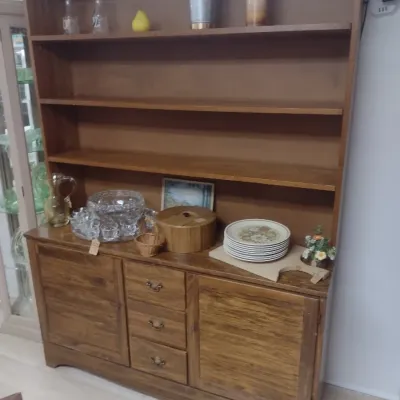 French Country Two-Piece China Hutch Buffet (#4)