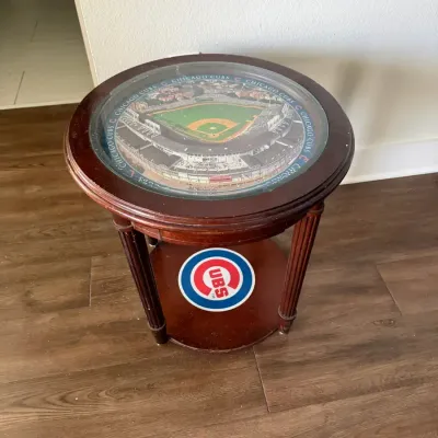 Cubs Table with Wrigley Field Inlay