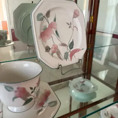Mikasa Silk Flowers Octagonal Porcelain Dinnerware & Serving Collection