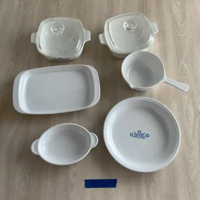 Six Piece Corning, Ware Set