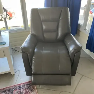 Brown Leather Rocker Recliner