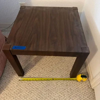 Small Wood Composite Table 20 X 20