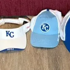 8 Kansas City Royals Ball Caps/Visor