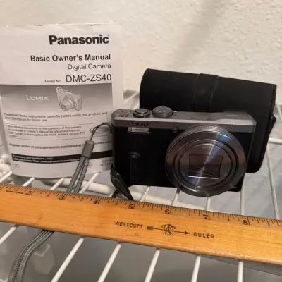 Panasonic Lumix, Digital Camera With Case