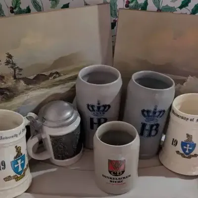 Beer Steins & Wooden Art