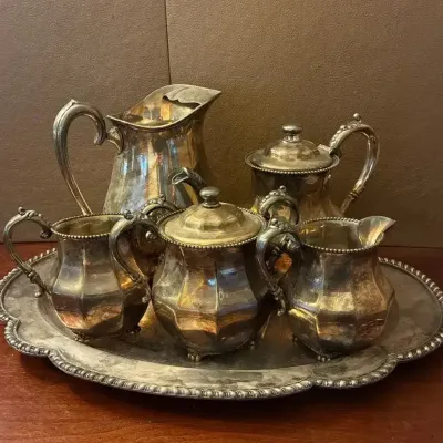 Plated Silver Serving Set 