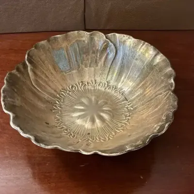 Sterling Silver Petal Bowl