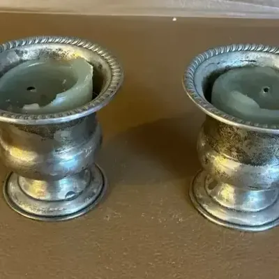 Sterling Candle Holders