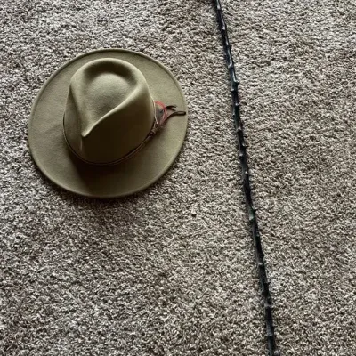 Outback Randwick Wool Felt Hat & Blackthorn Walking Stick