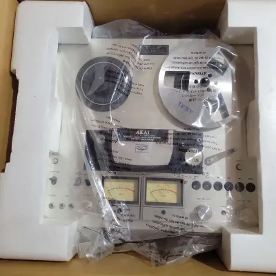 Akai GX-270D Reel-to-Reel Stereo Tape Deck and Sound Recording Tapes