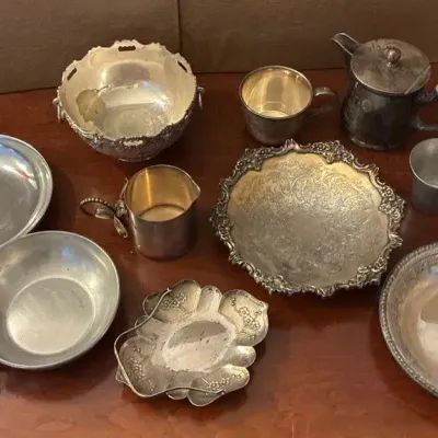 Pewter, Silver Plate & Metalware 