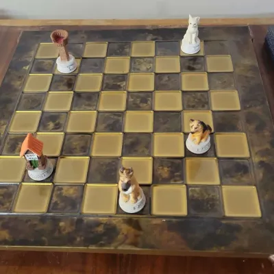 Cat VS Dog Chess Set