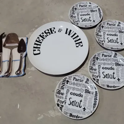 Cheese Serving Set - Including Prill Stainless Steel