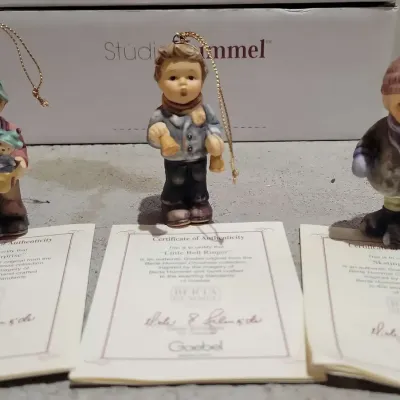12 Goebel Hummel Christmas Ornaments W/ Original Boxes & COAs