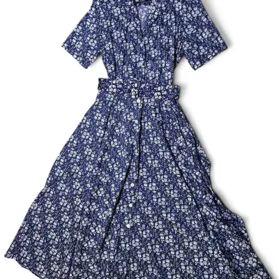 Vintage Marion Donaldson for Liberty Floral Dress: Size 12 