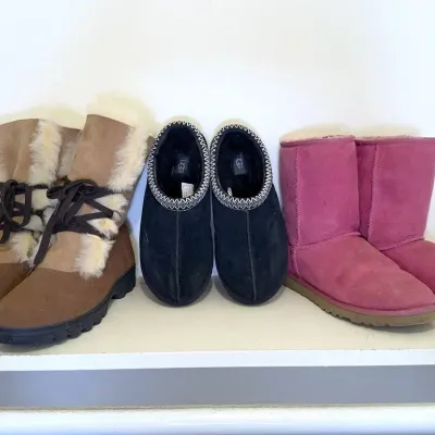 UGG & Cloud Nine Sheepskin Boots & Slippers (3): Size 9,10