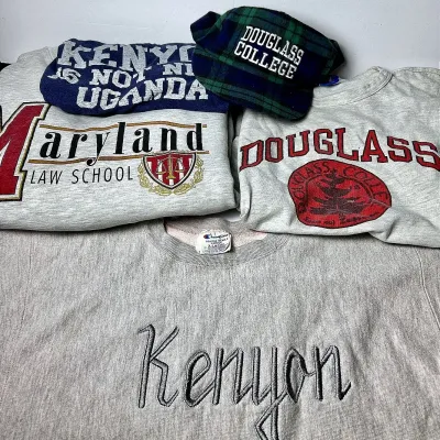 VTG Kenyon, Douglas & Maryland Law College Apparel: Champion & More (M, XL)