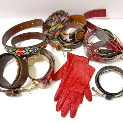 Leather Dooney & Bourke, DKNY, The Limited & More Belts & Gloves (S-M)