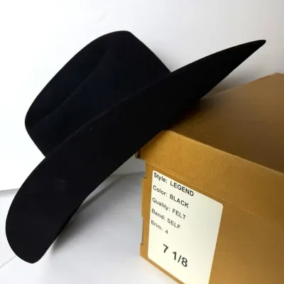 Greeley Hat Works Maverick Competitor Felt Cowboy Hat: Size 7 1/8