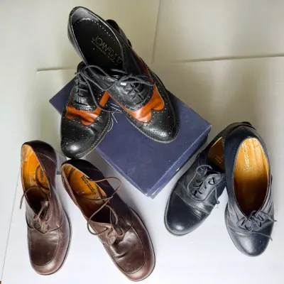 Made in Italy Joan & David + Hobbs Leather Loafers (3): Size 9-9.5