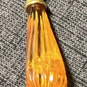14k Honey Baltic Amber Teardrop Pendant 
