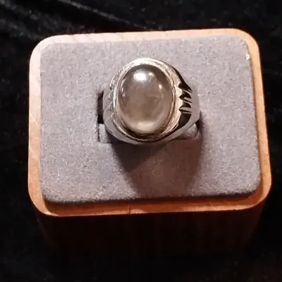 Sterling & Quartz Ring Size 10