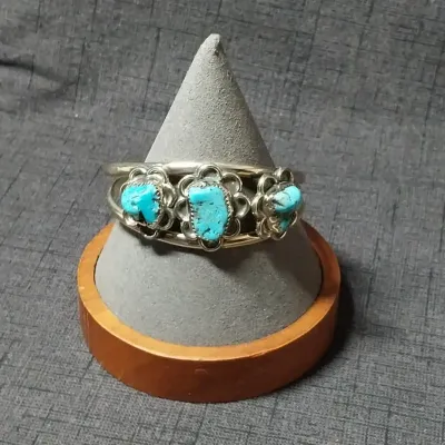 Sterling & Turquoise Cuff Bracelet 
